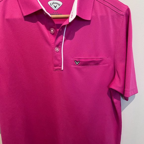 Polo Shirt Callaway Golf Pink - Picture 5 of 5